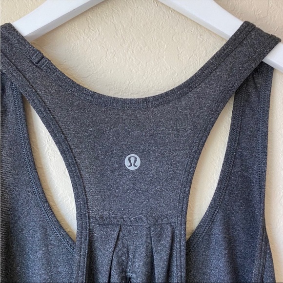 Lululemon Split Back Tank Dk Grey 6 - Picture 8 of 8